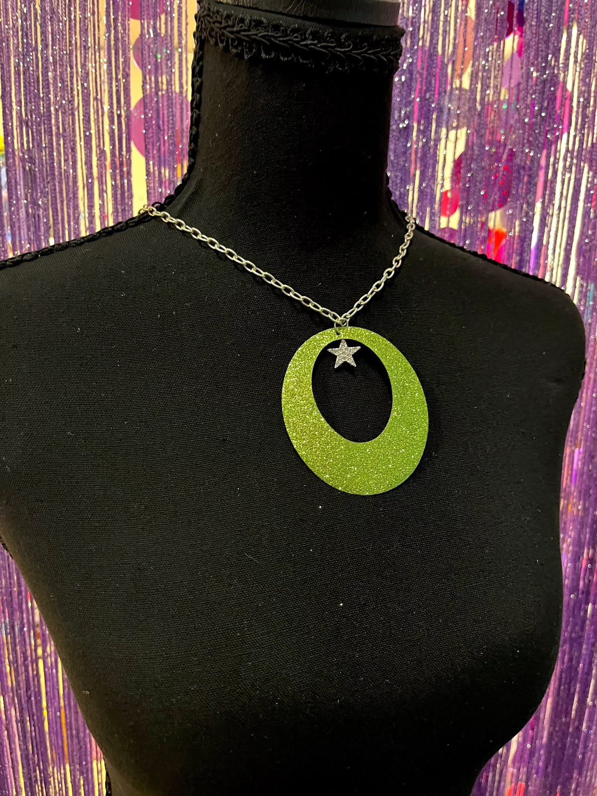 1992 Vintage stainless steel star of the show necklaces