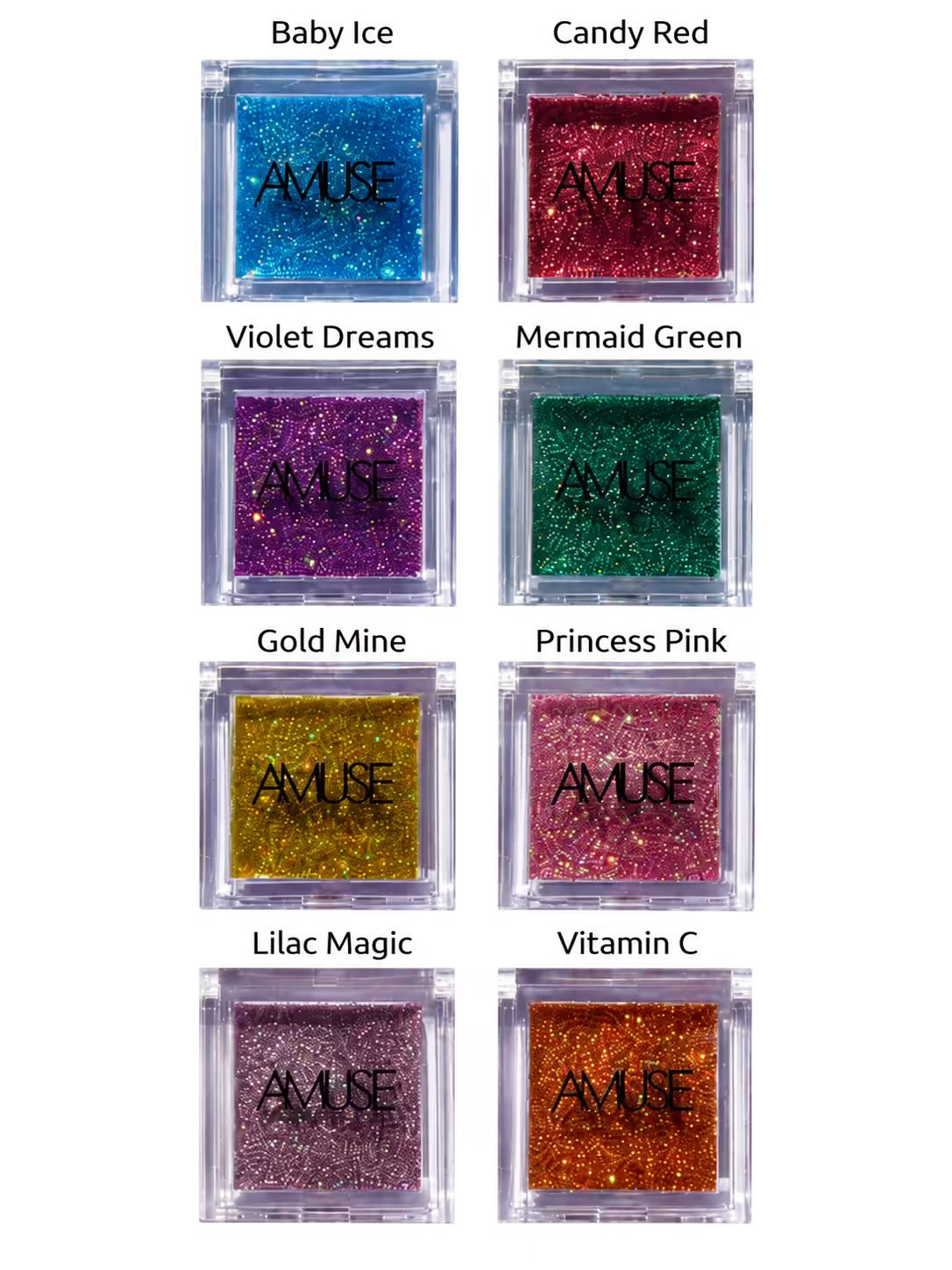 Amuse Glam Glitter pots