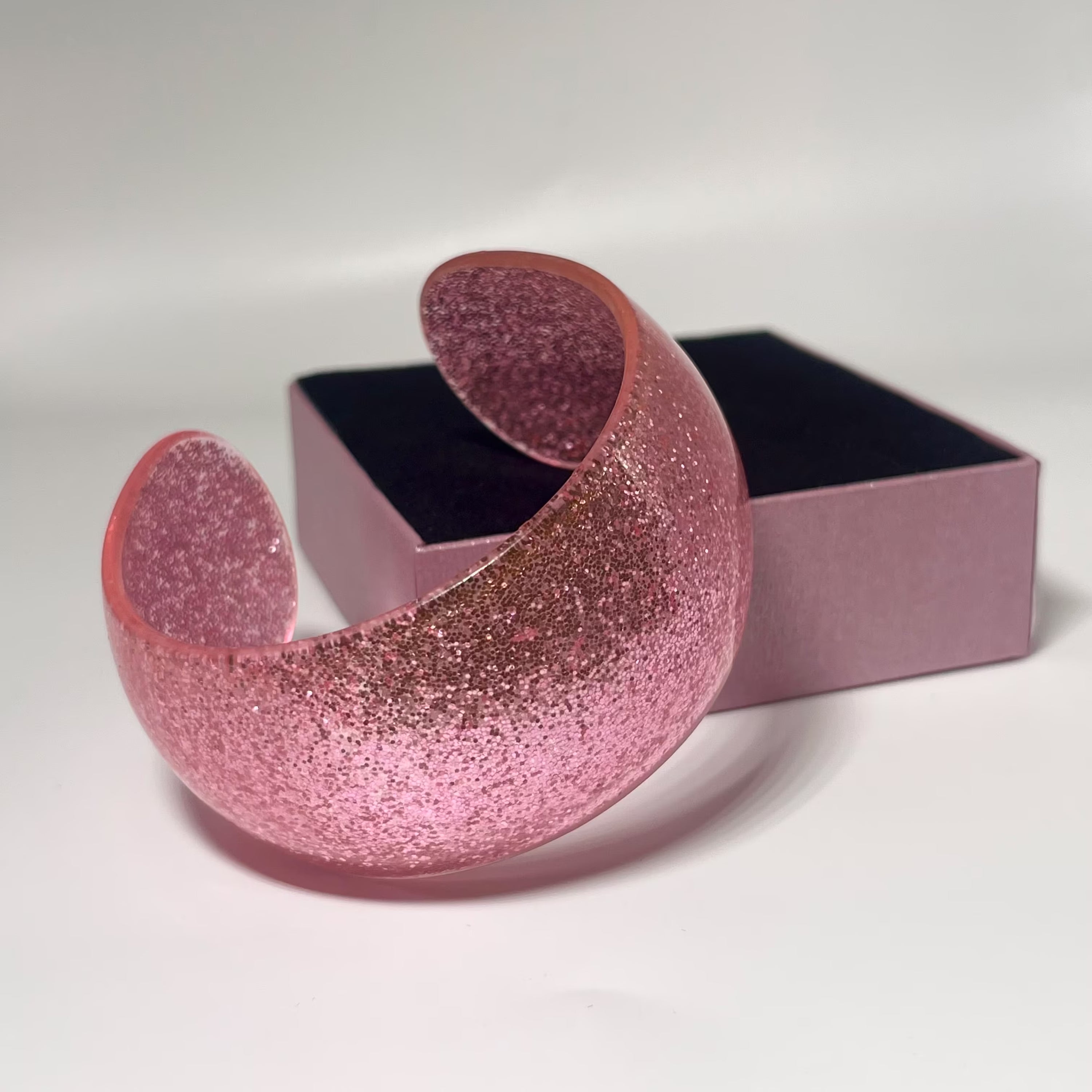 Slumber party glitter bangles