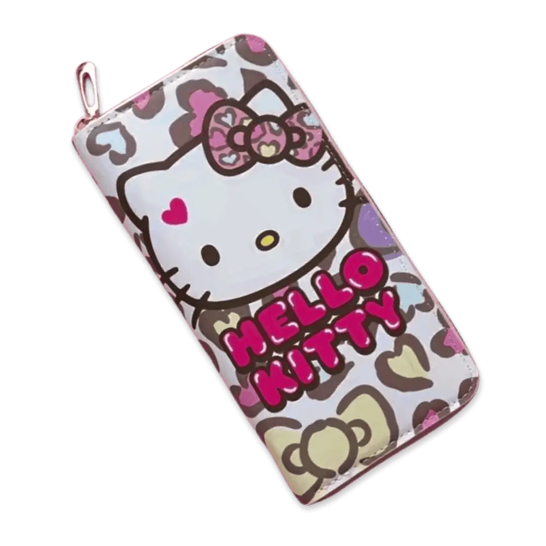 Hello Kitty rainbow leopard wallet ♡