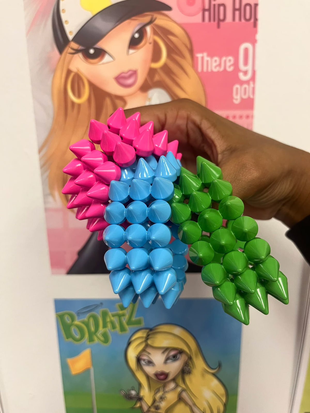 Candy riot spiked bracelet