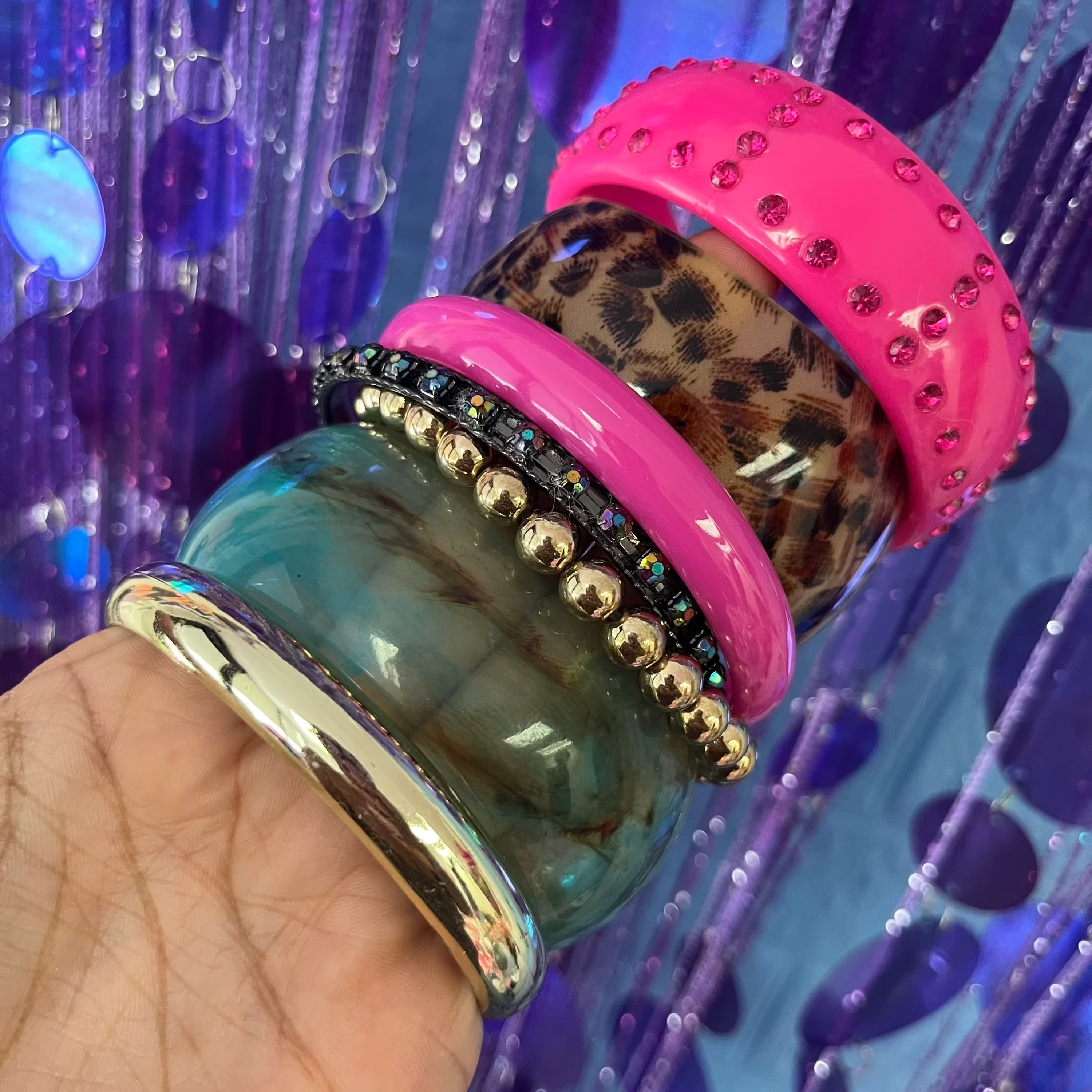 MySpace mama curated vintage bangle bracelet set