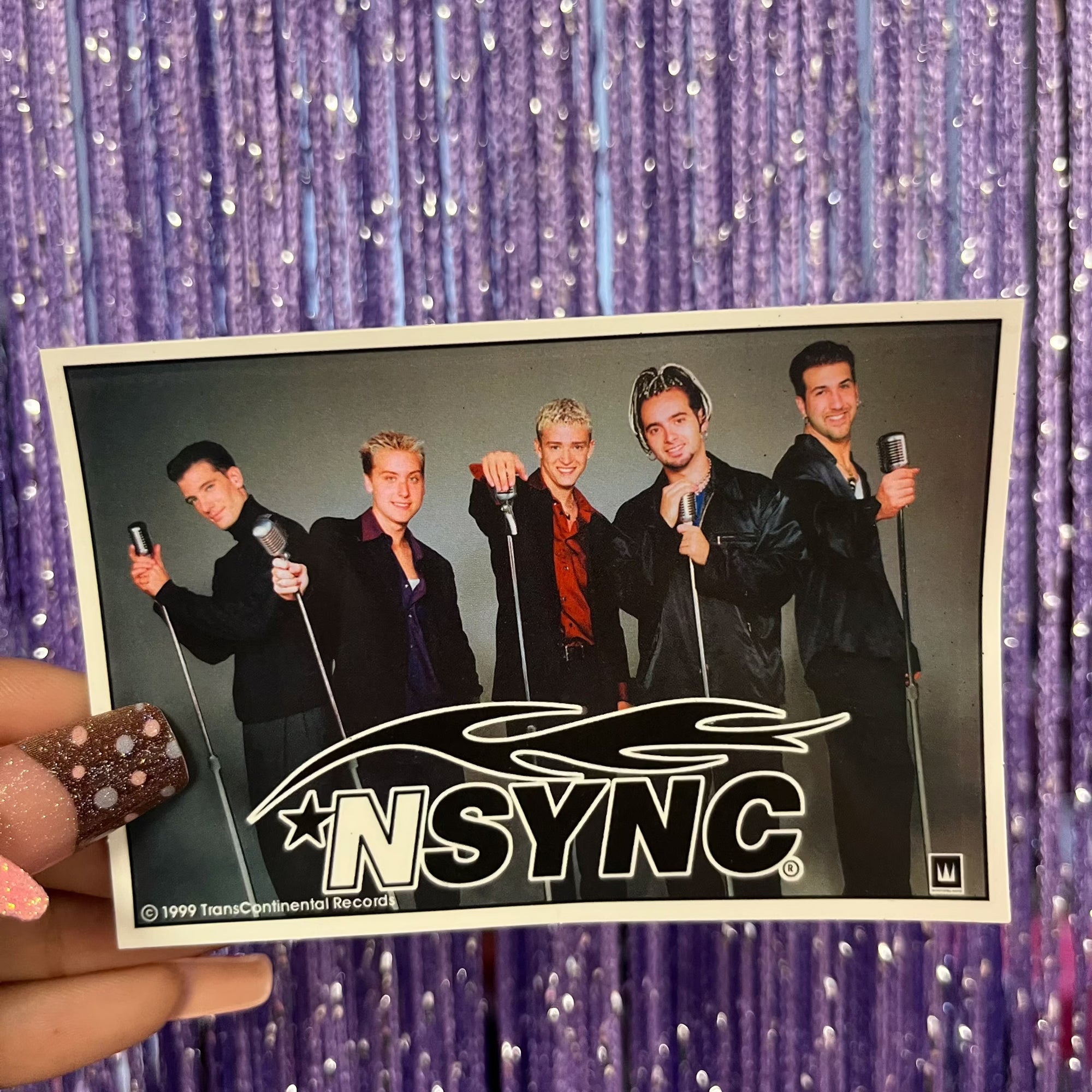 Vintage nSYNC stickers