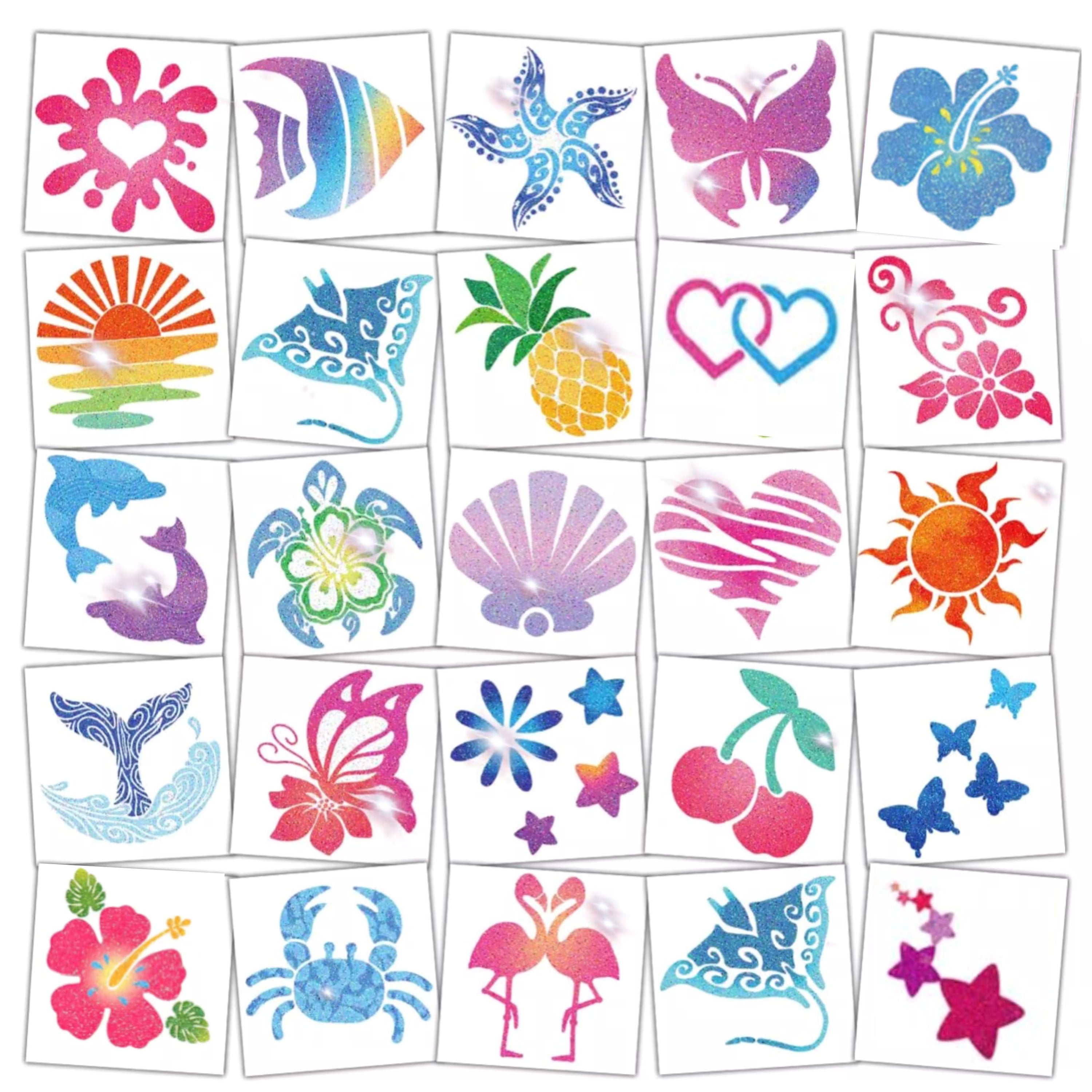 Glitter tattoos