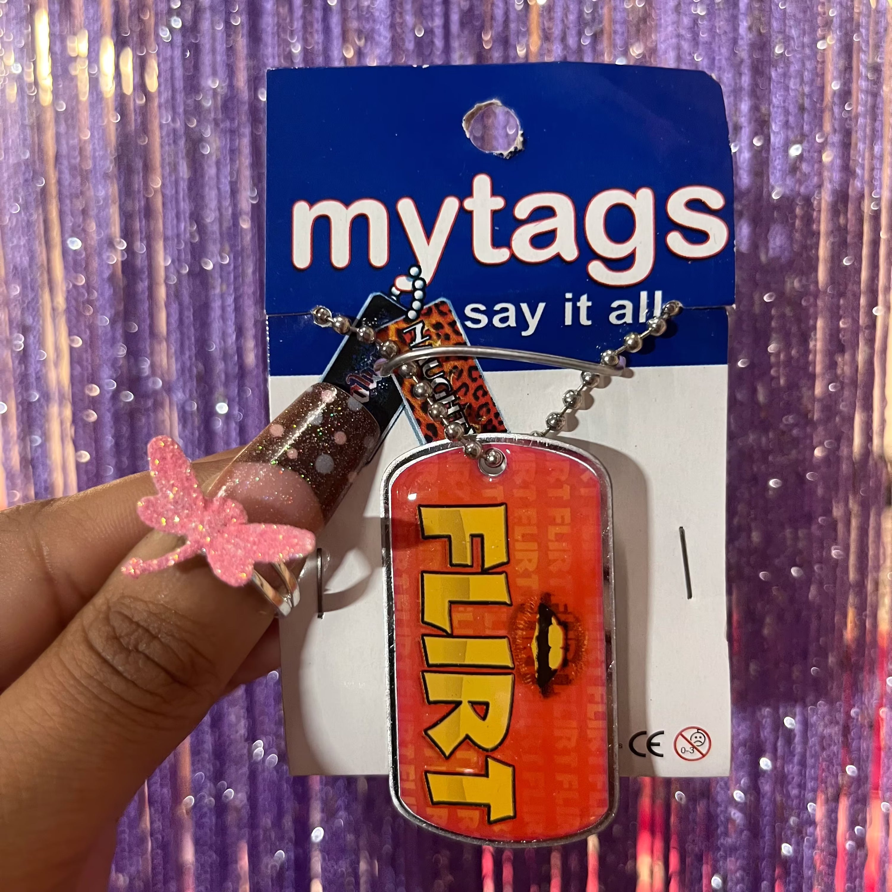 2002 My tags flirt necklace