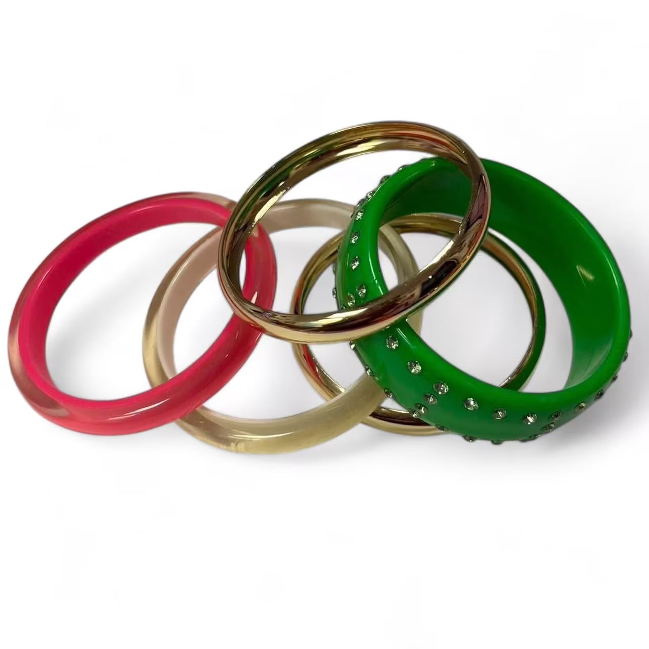 Moxie bling bangle bracelet set