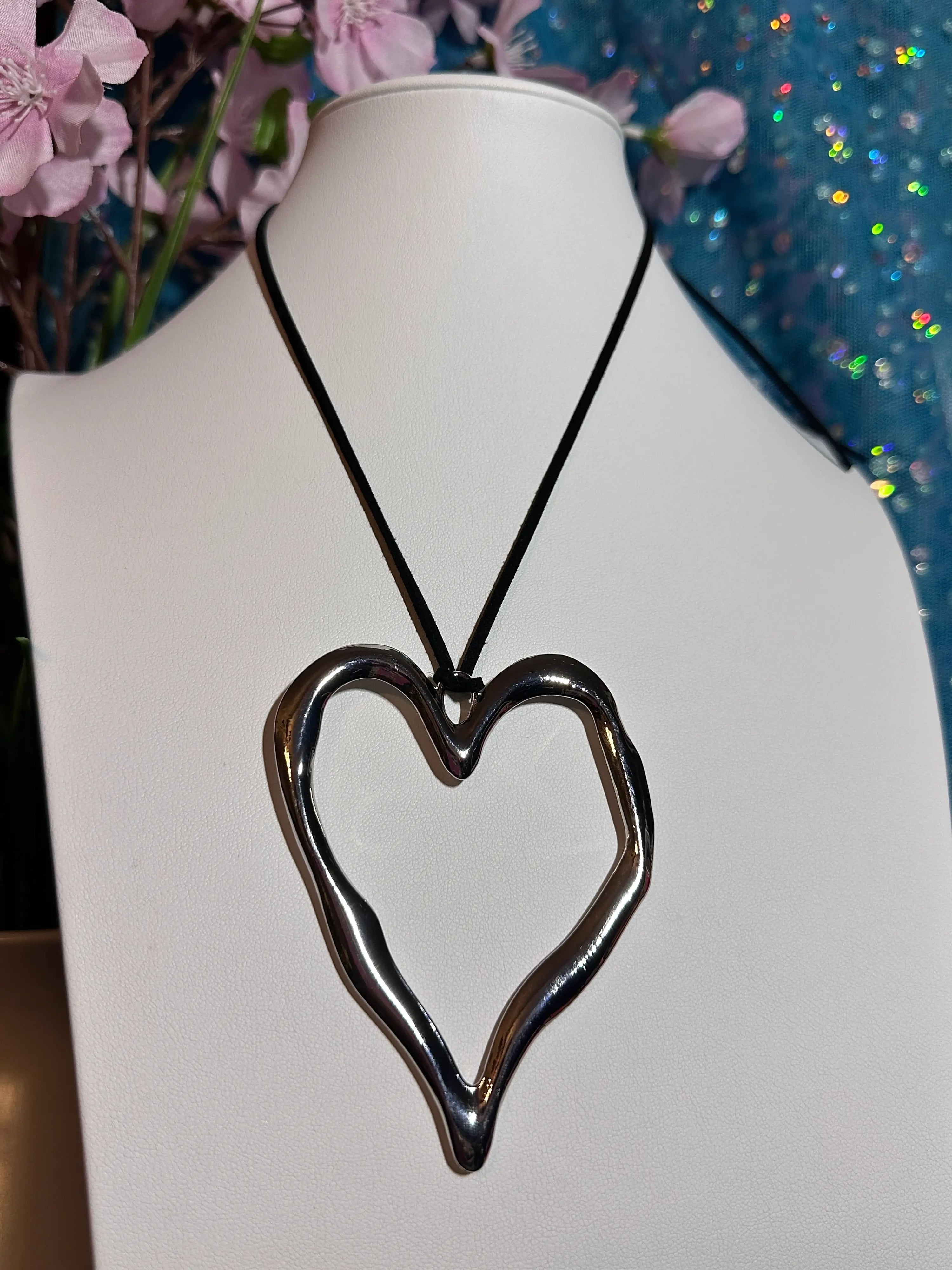 Cherish the moment heart necklace