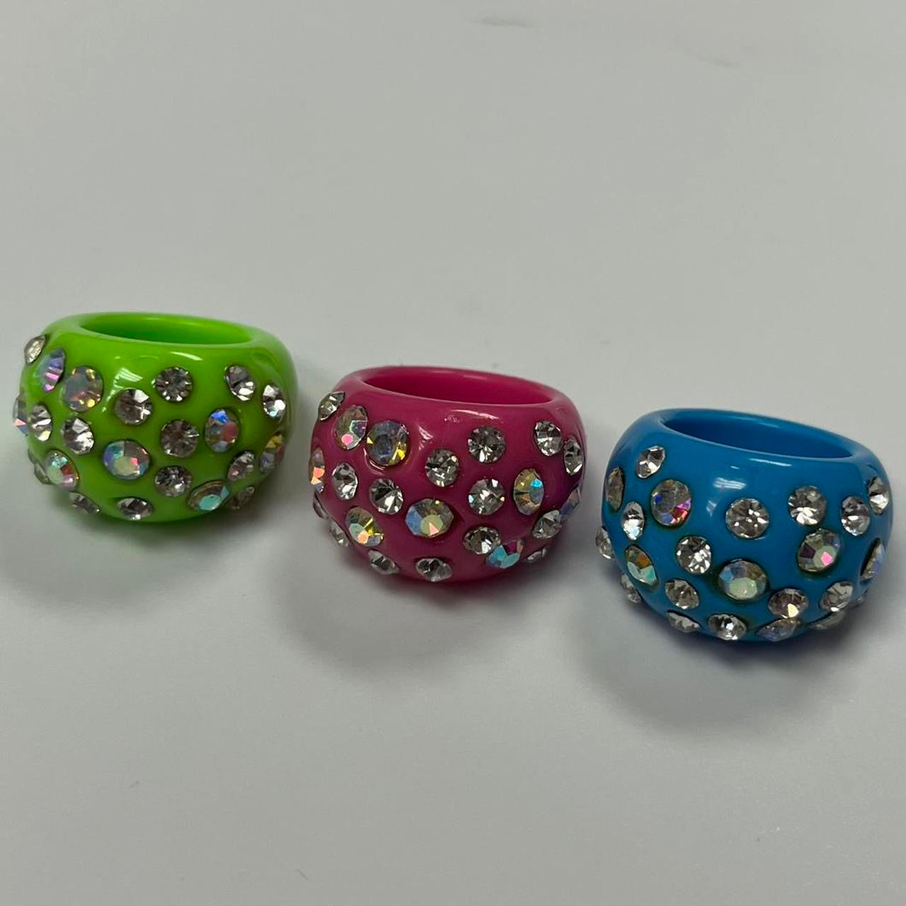 Lizzie dome ring set