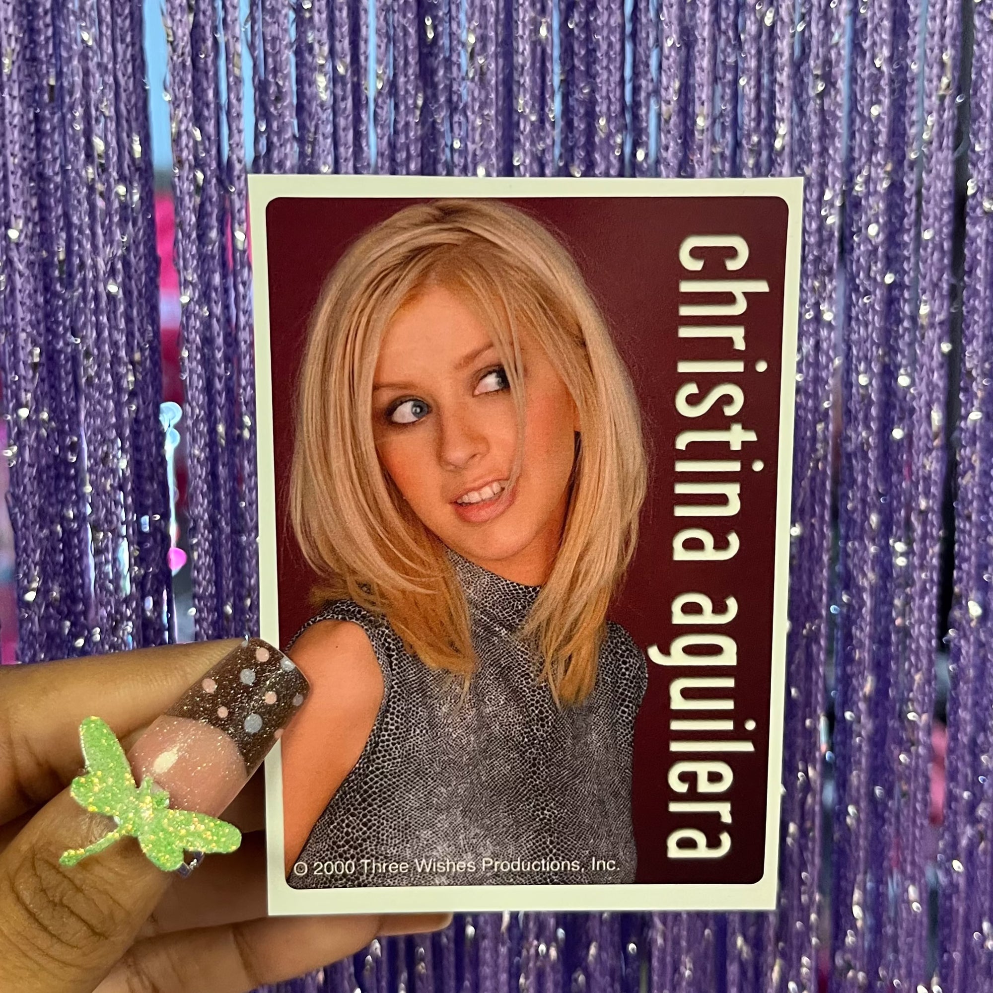 Vintage Christina Aguilera stickers