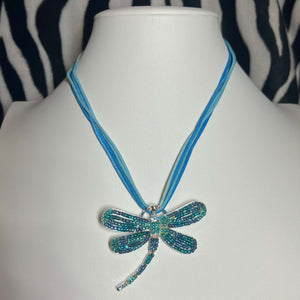 Serene dragonfly necklace