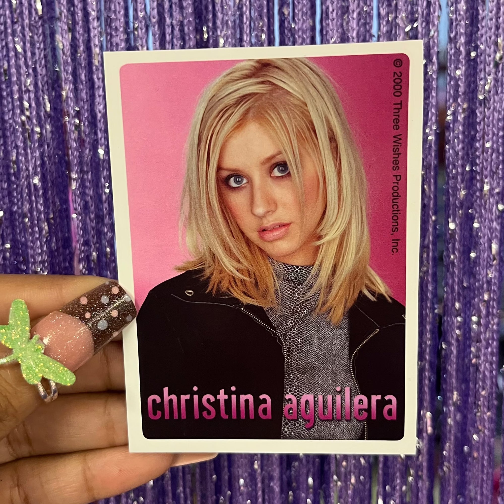 Vintage Christina Aguilera stickers