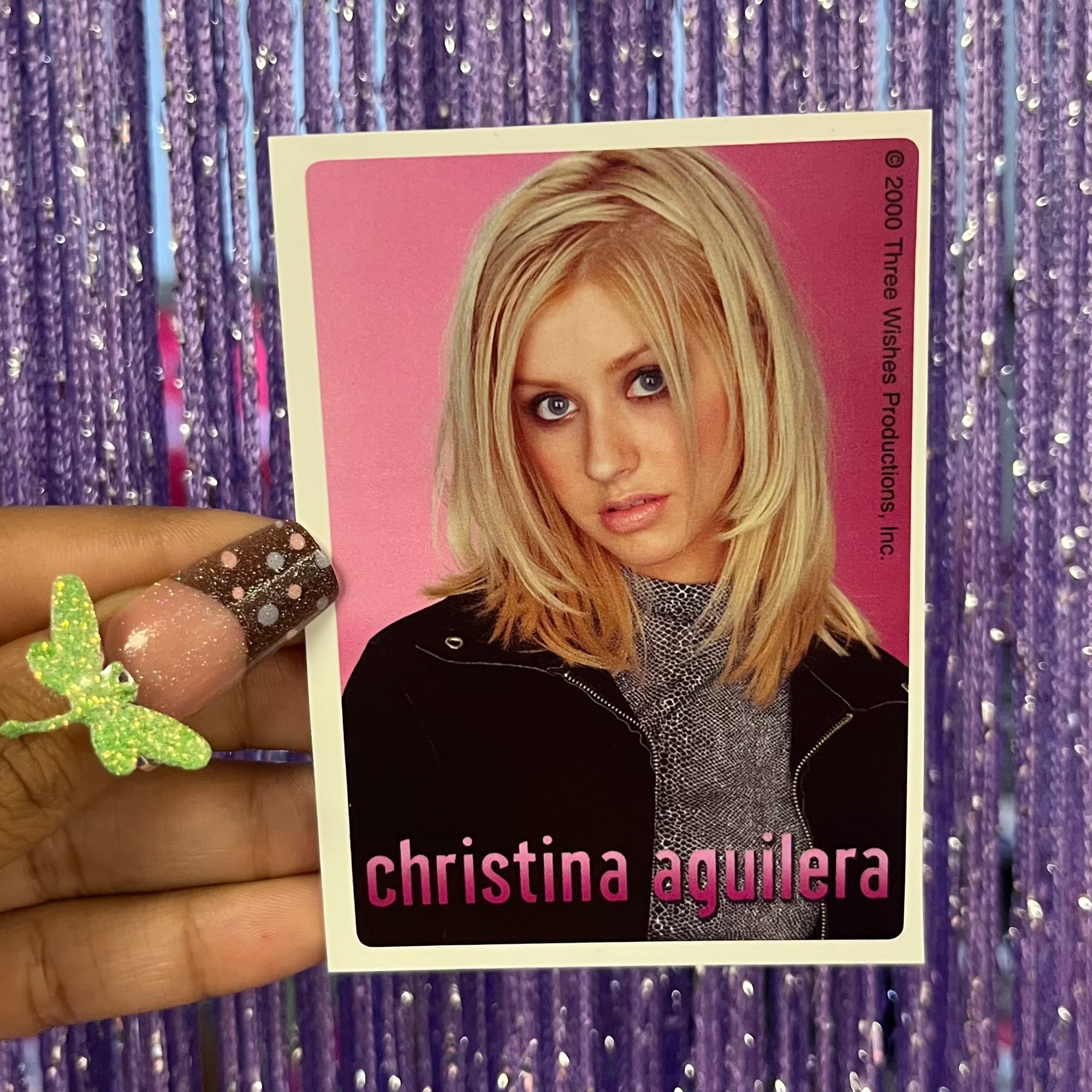 Vintage Christina Aguilera stickers