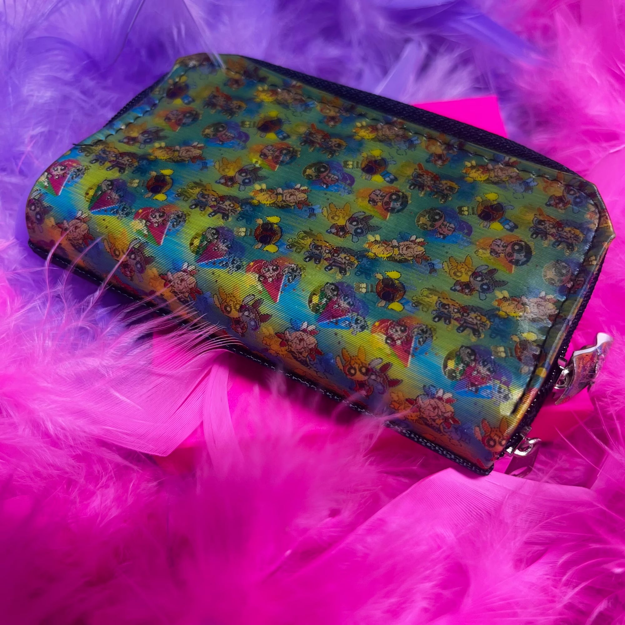 Mini powerpuff girls hologram wallet - defective
