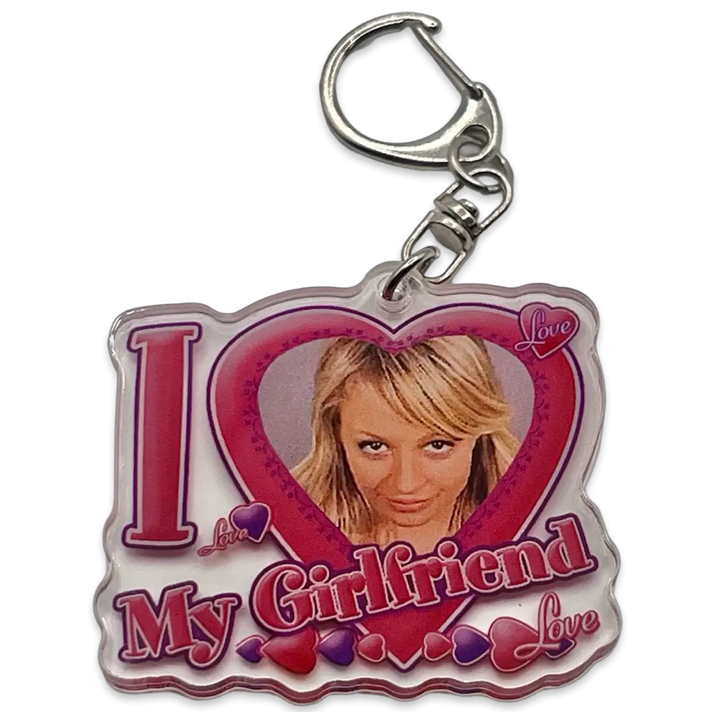 I love my girlfriend keychain - Nicole Richie