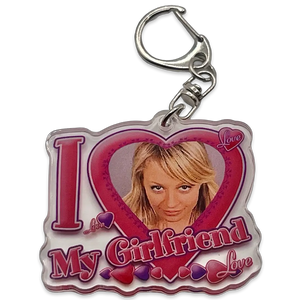 I love my girlfriend keychain - Nicole Richie