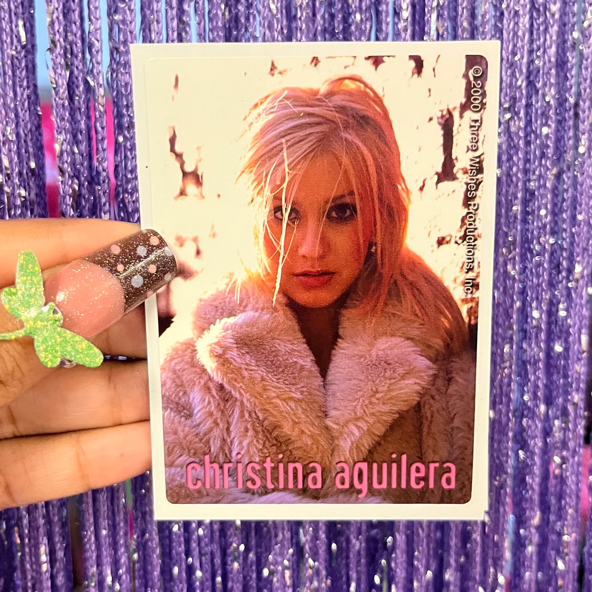 Vintage Christina Aguilera stickers