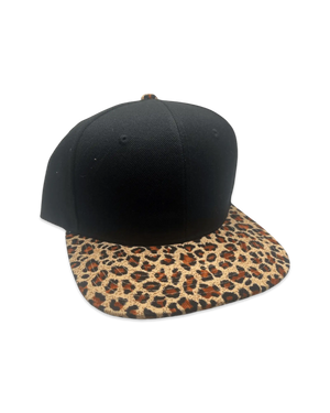 Cheetah print SnapBack hat ☆