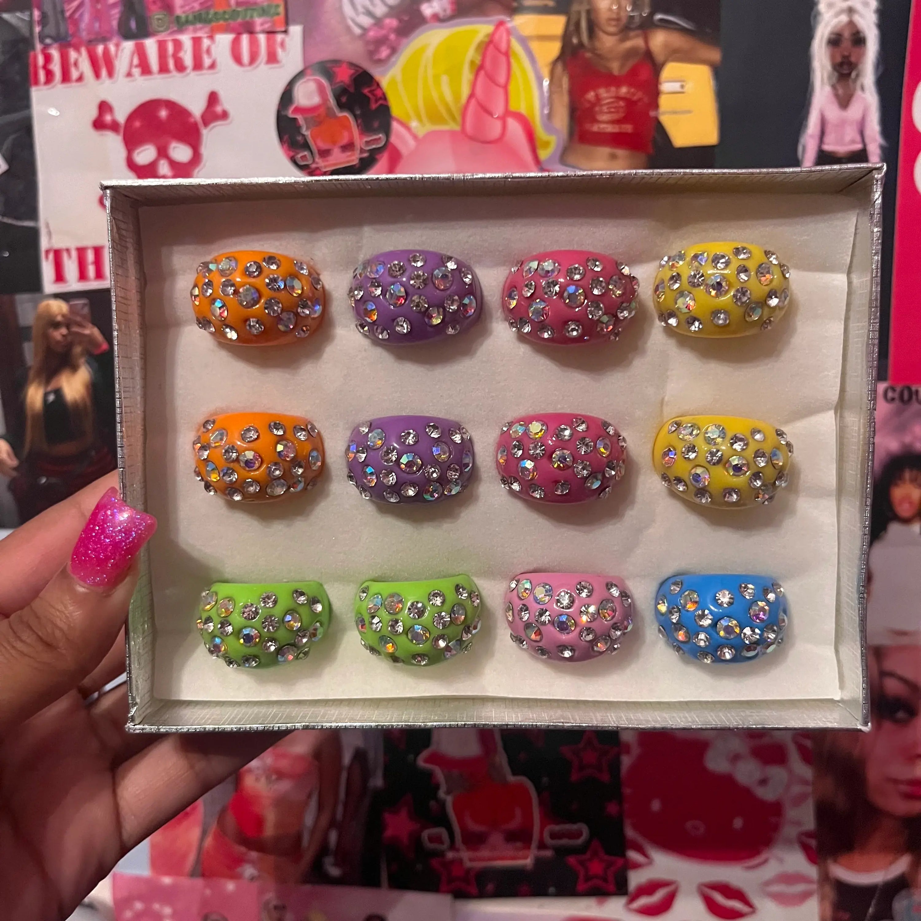 Diva dome rings