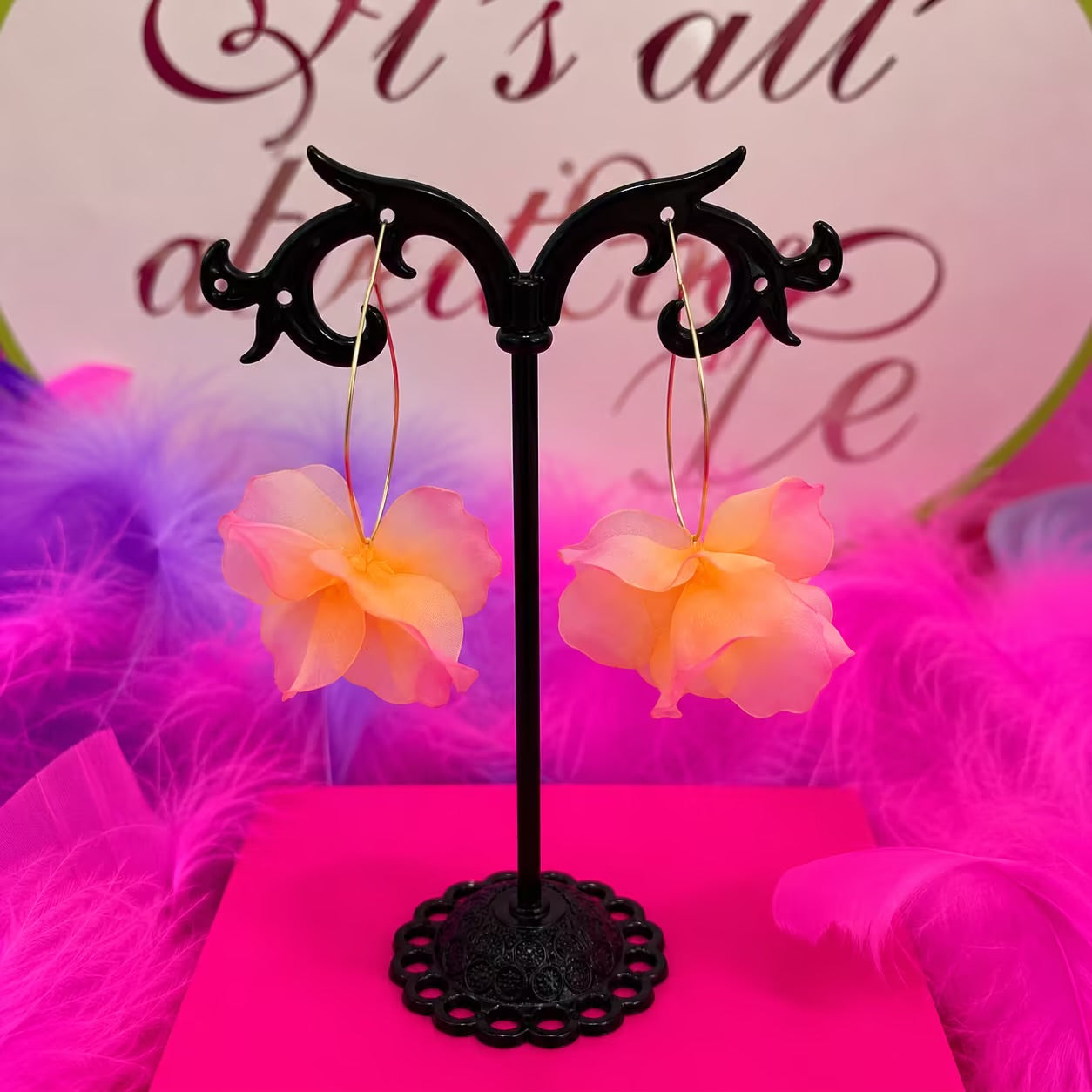 Barbie lemonade earrings