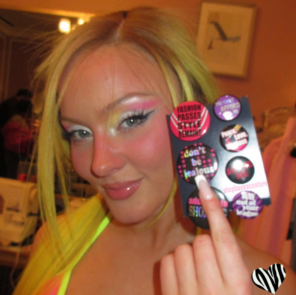 Don’t be jealous button pin set - AS SEEN ON ZARA LARSSON
