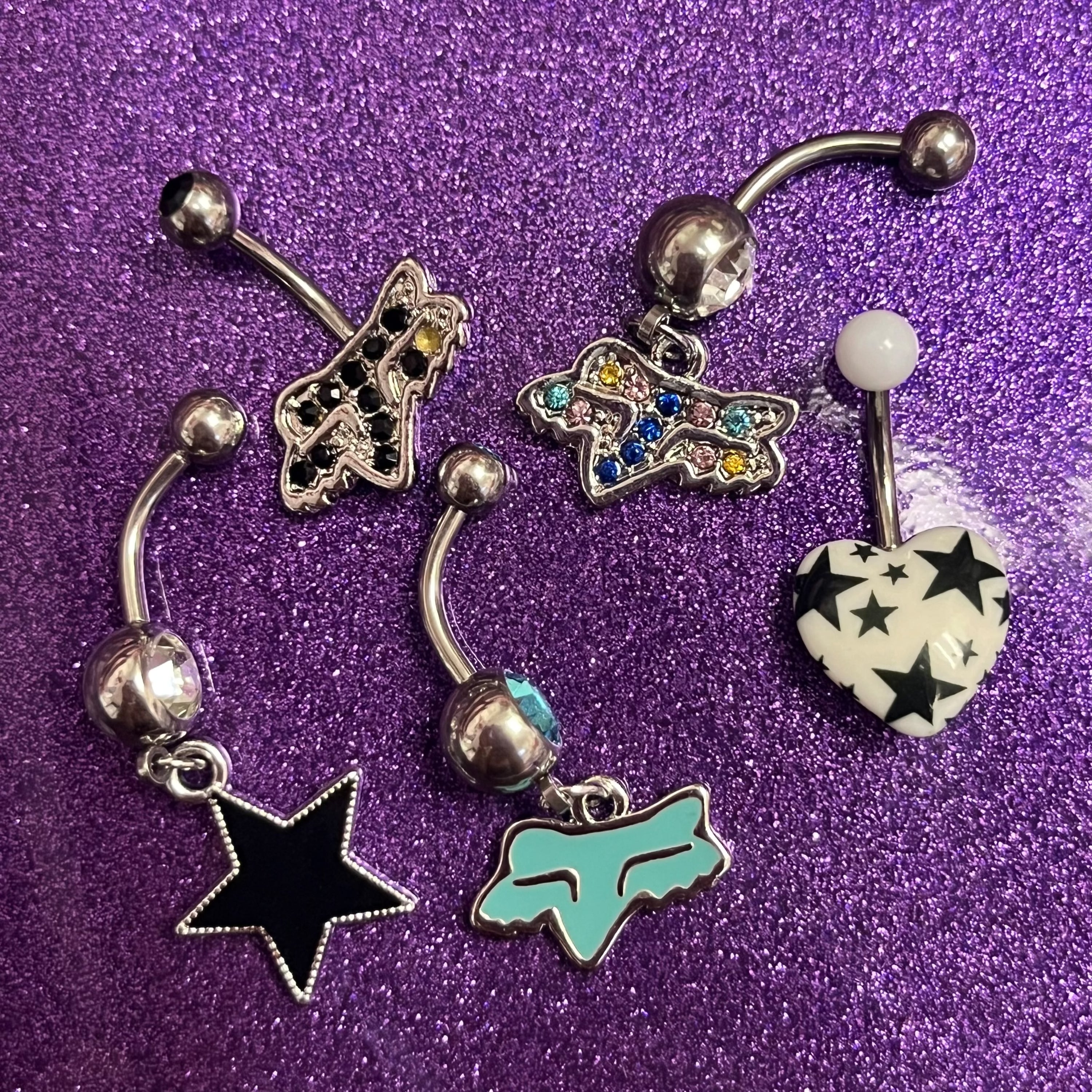 Belly piercing set #1
