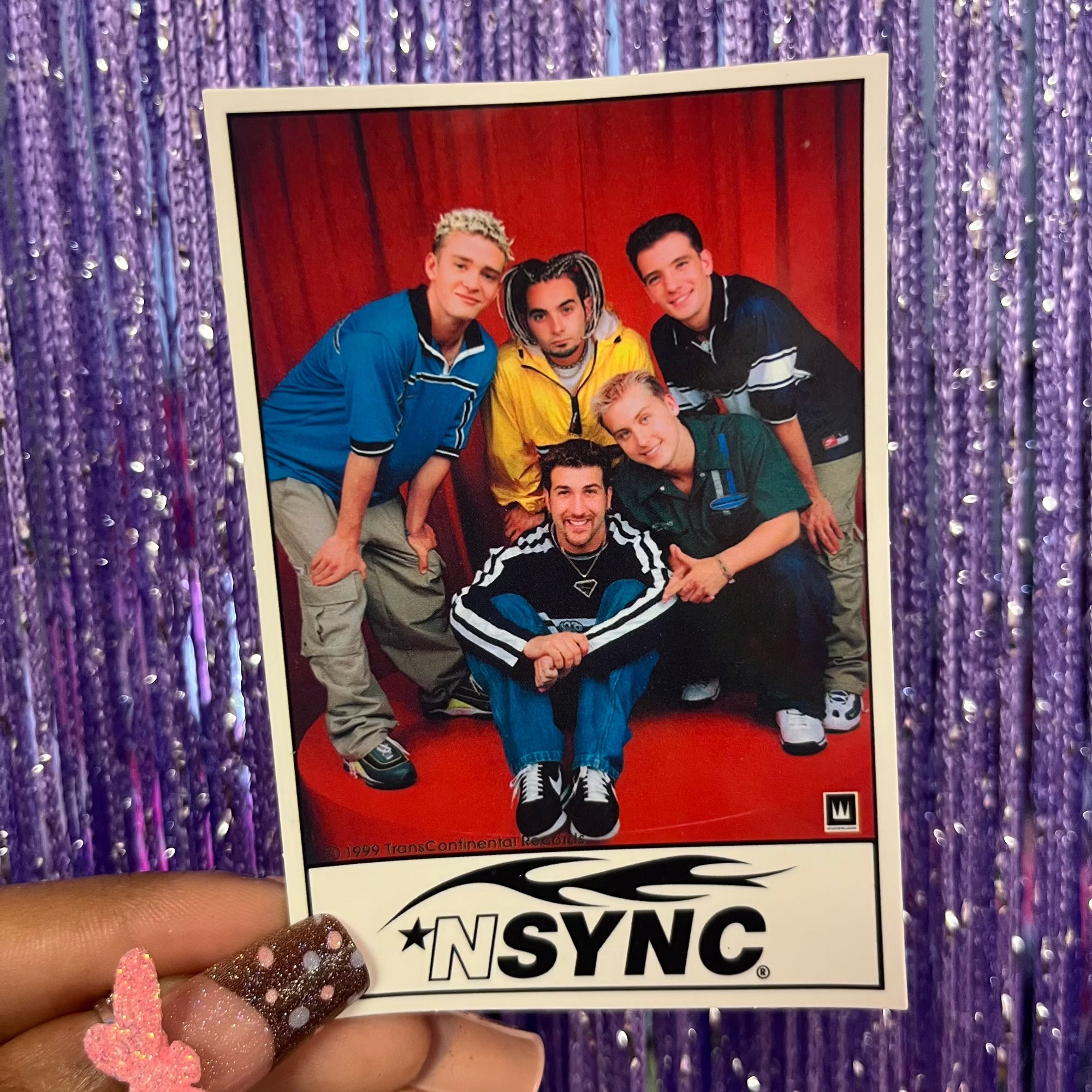 Vintage nSYNC stickers