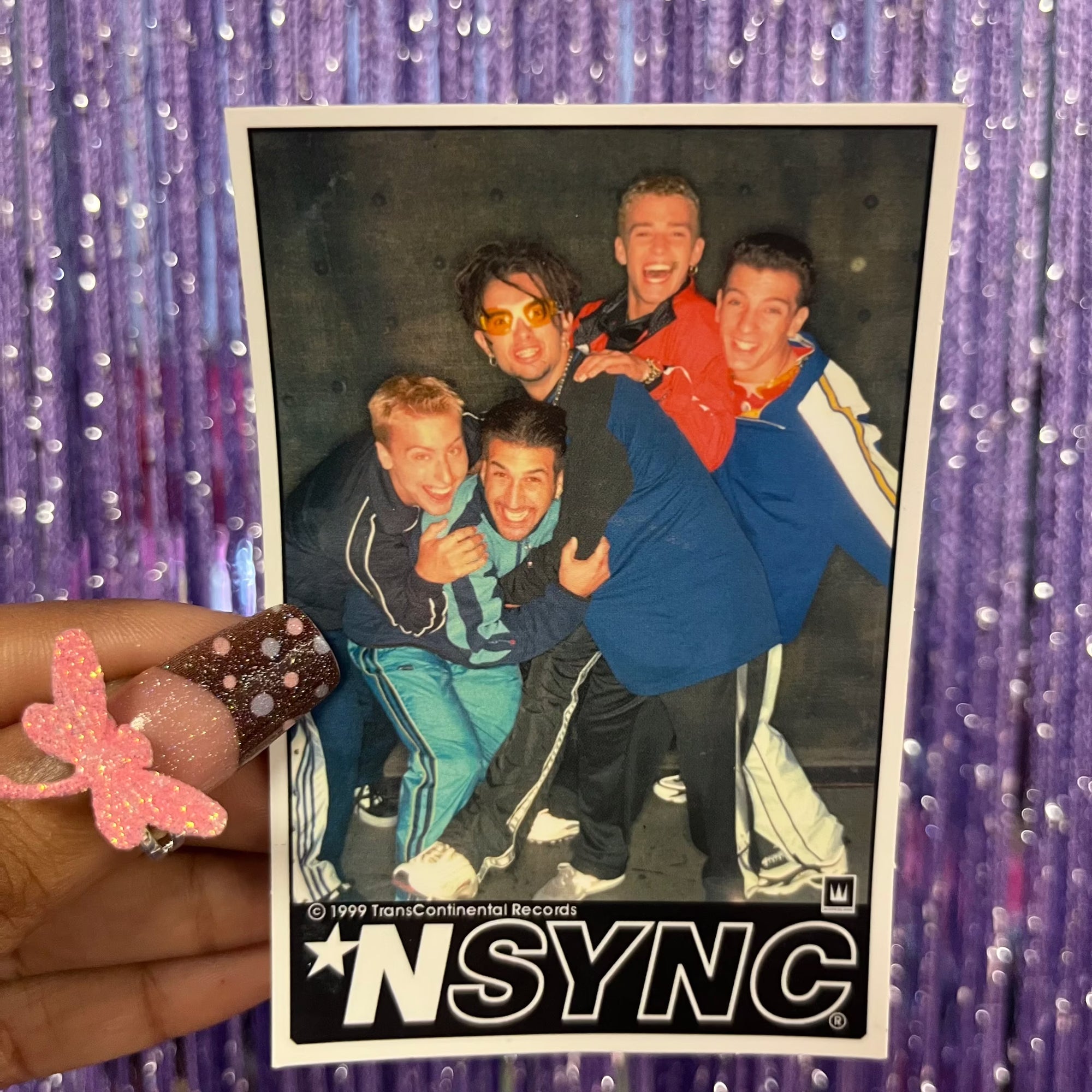 Vintage nSYNC stickers