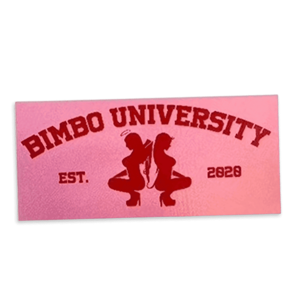 Bimbo university car sticker ☆