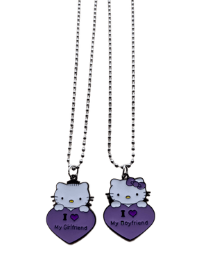 Couples hello kitty necklaces ♡