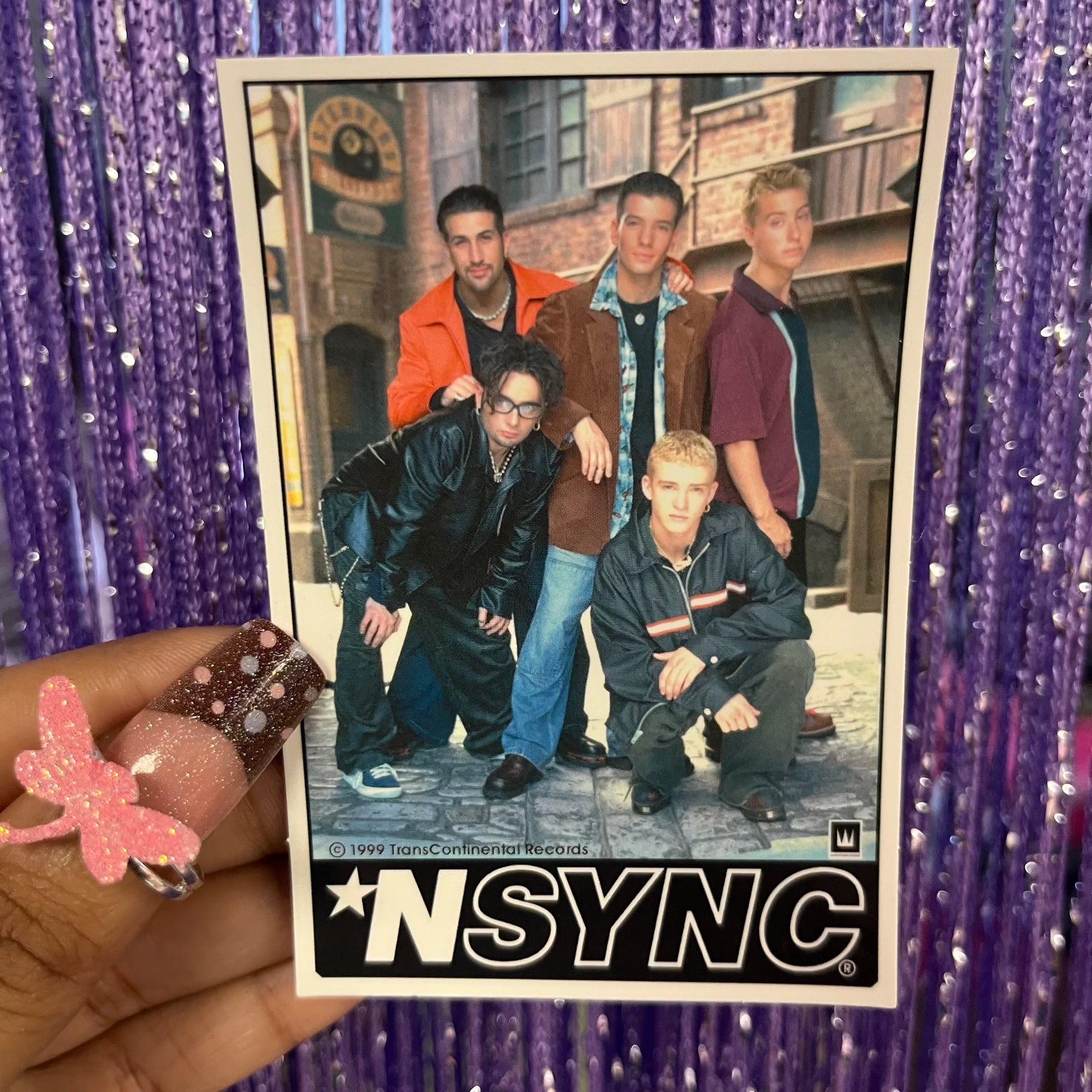 Vintage nSYNC stickers