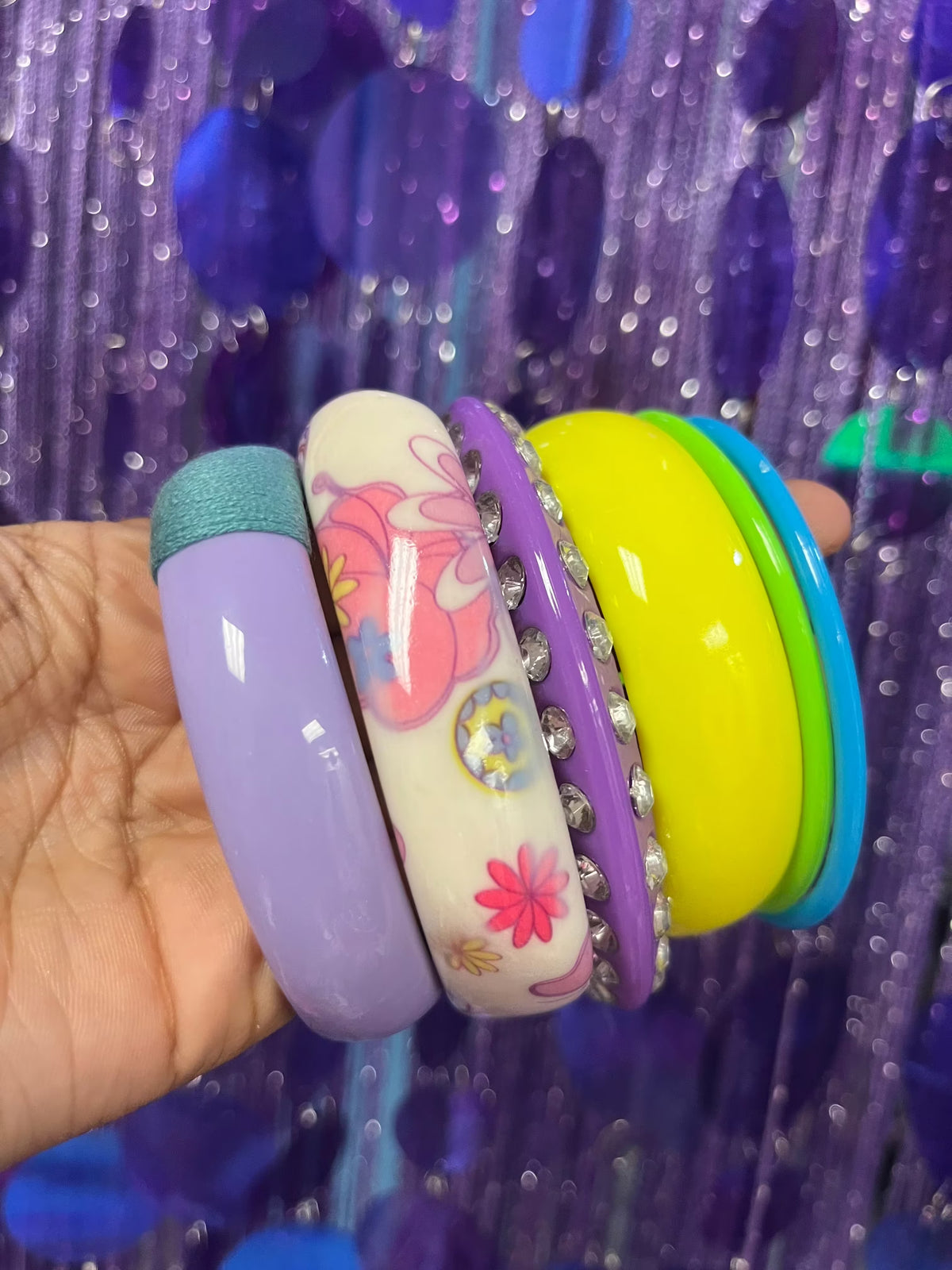 soft n sweet curated vintage bangle bracelet set