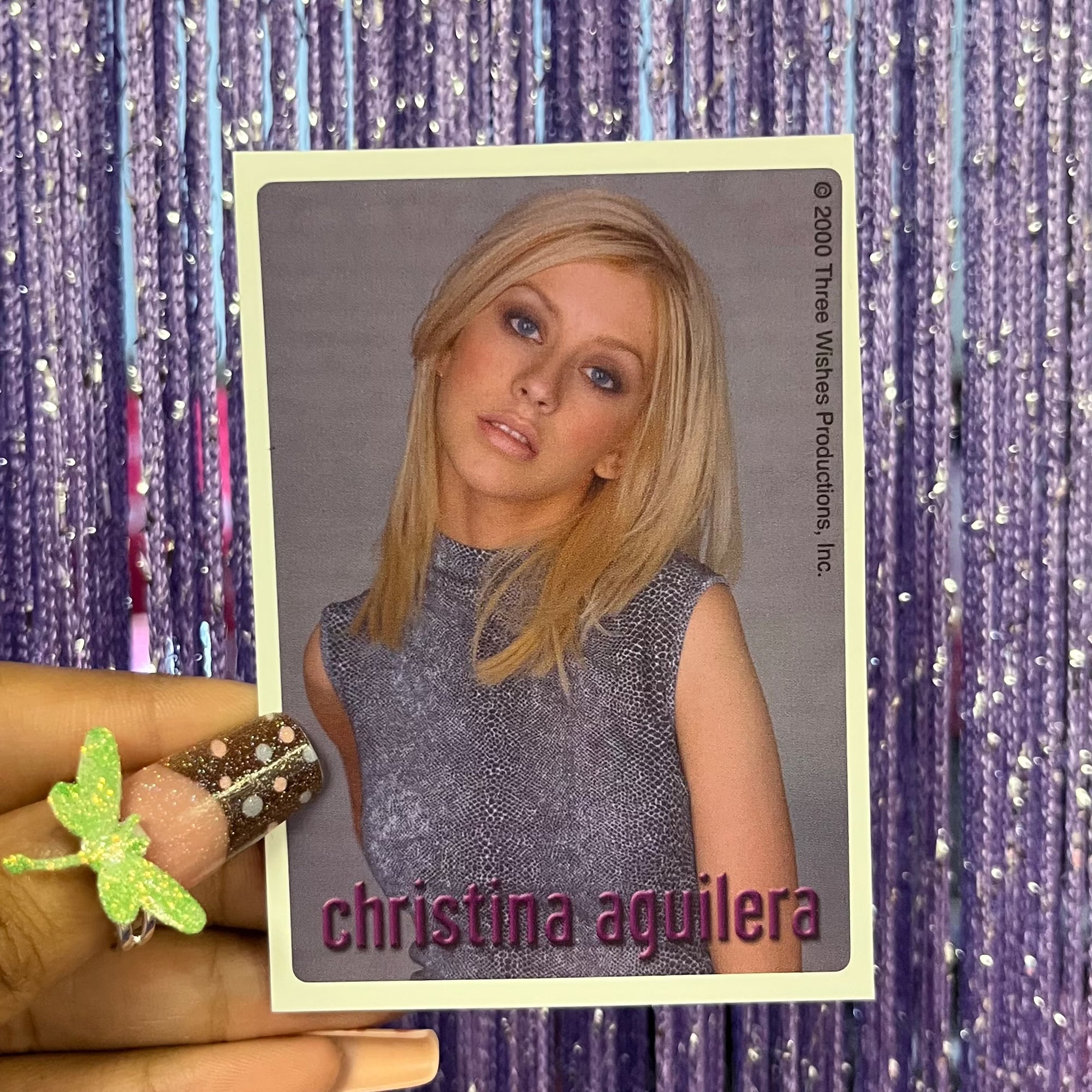 Vintage Christina Aguilera stickers