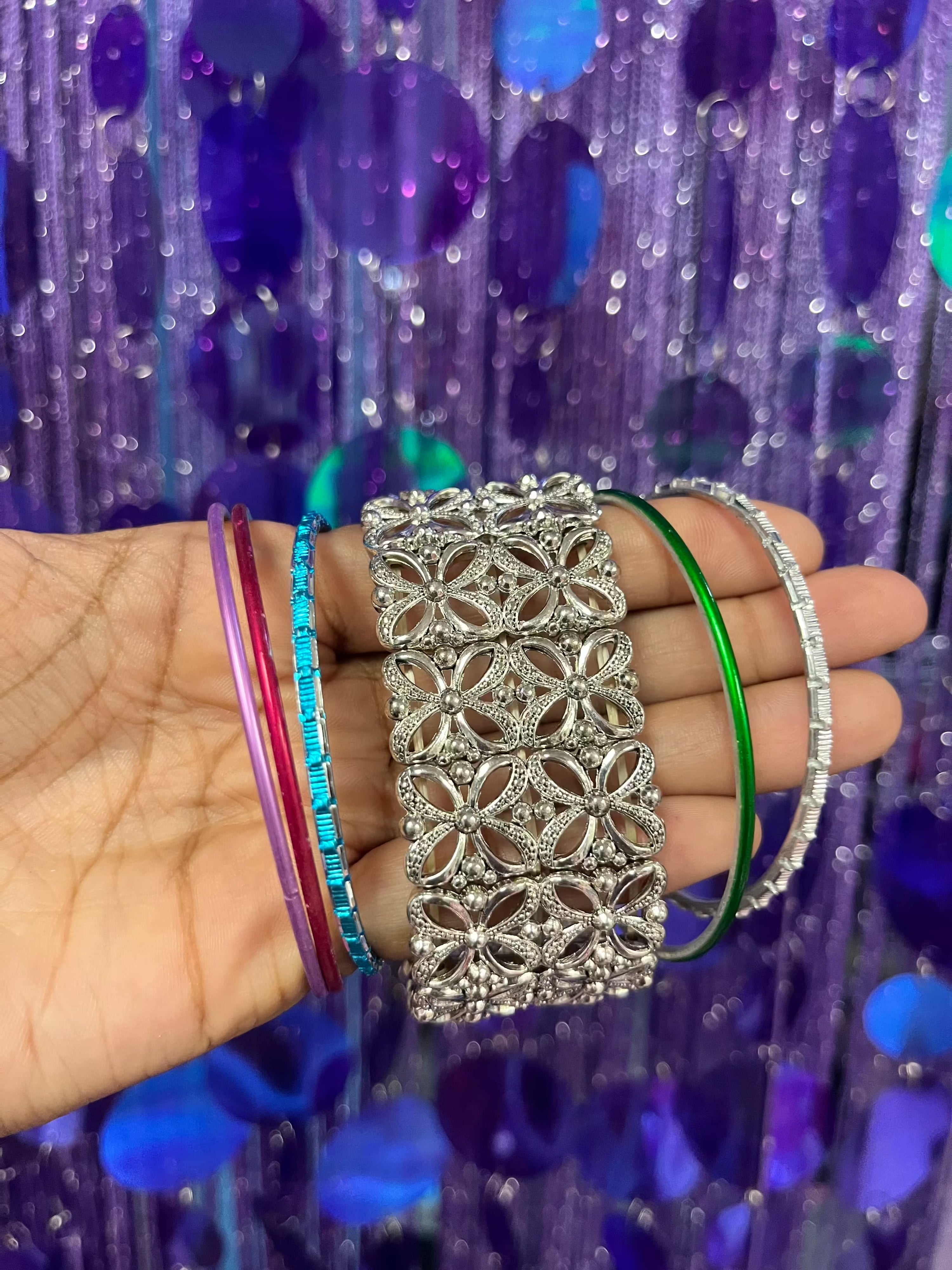I feel like dancin curated vintage bangle bracelet set