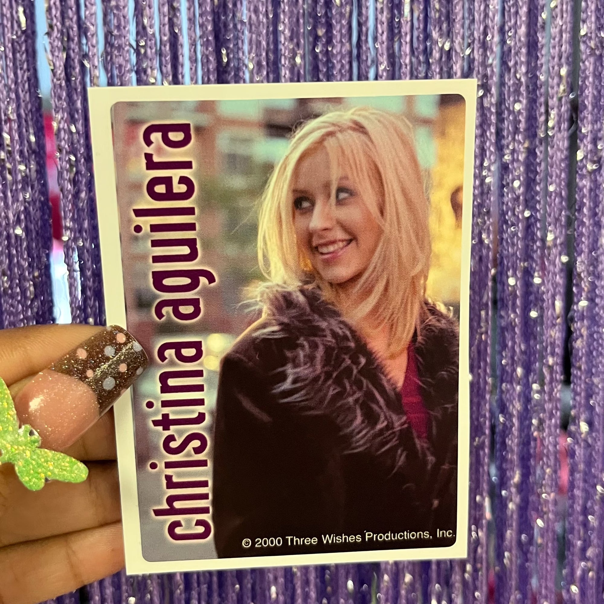 Vintage Christina Aguilera stickers