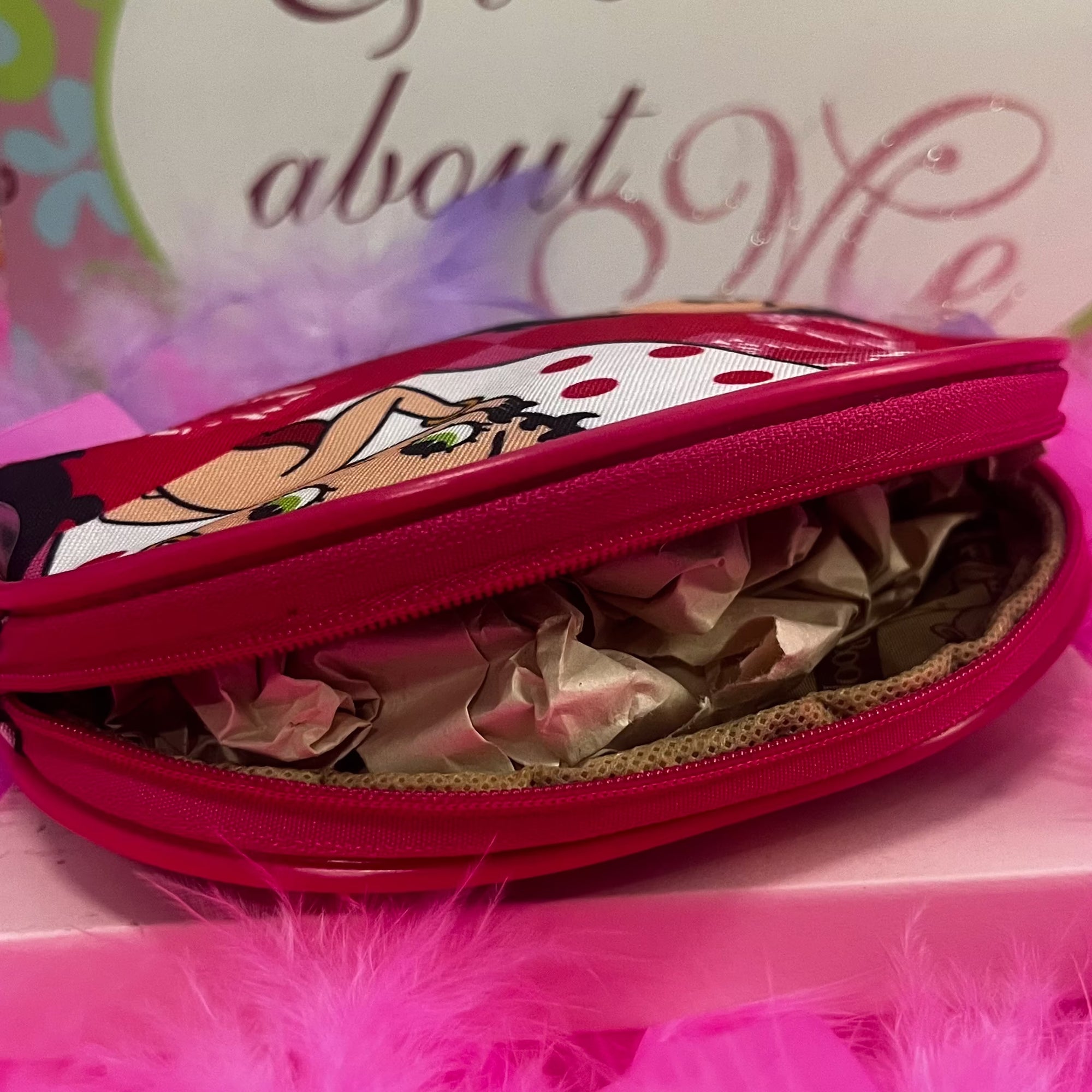 Betty boop makeup bag