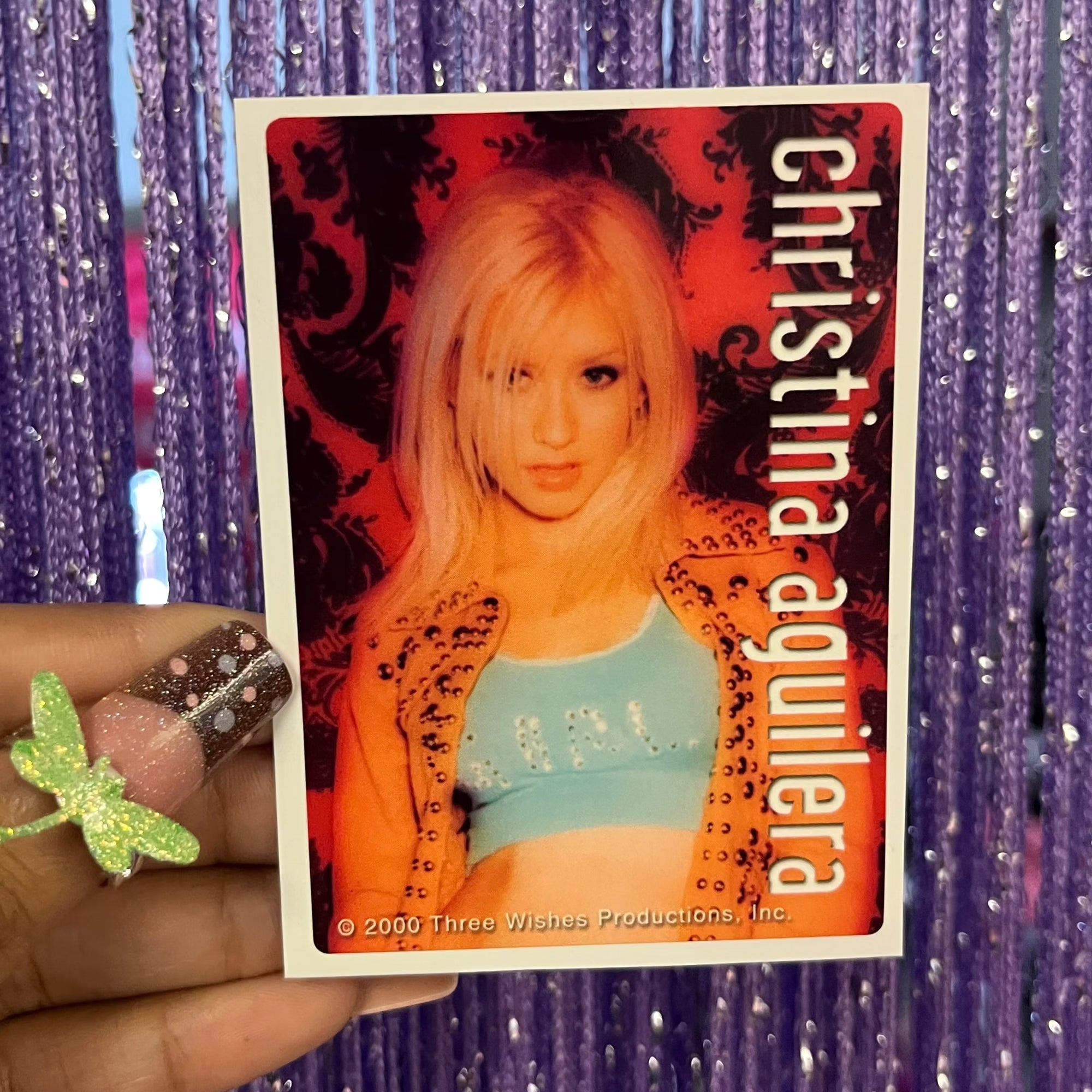 Vintage Christina Aguilera stickers