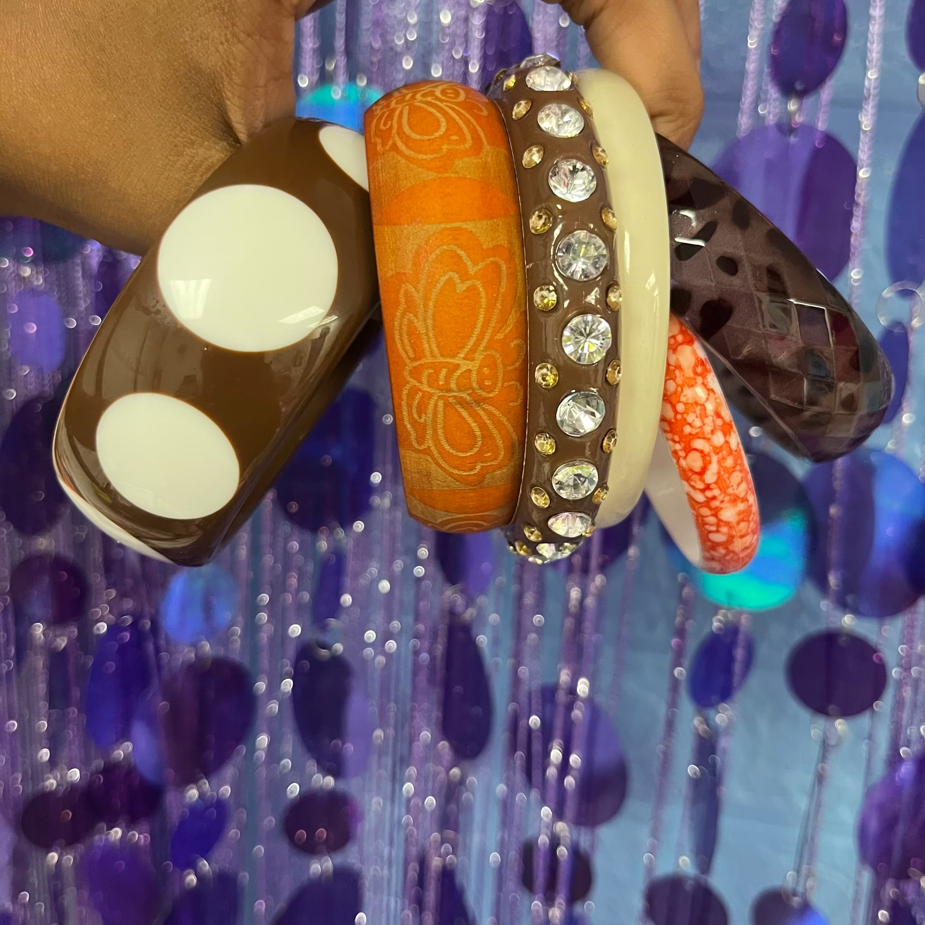 Im mother earth curated vintage bangle bracelet set