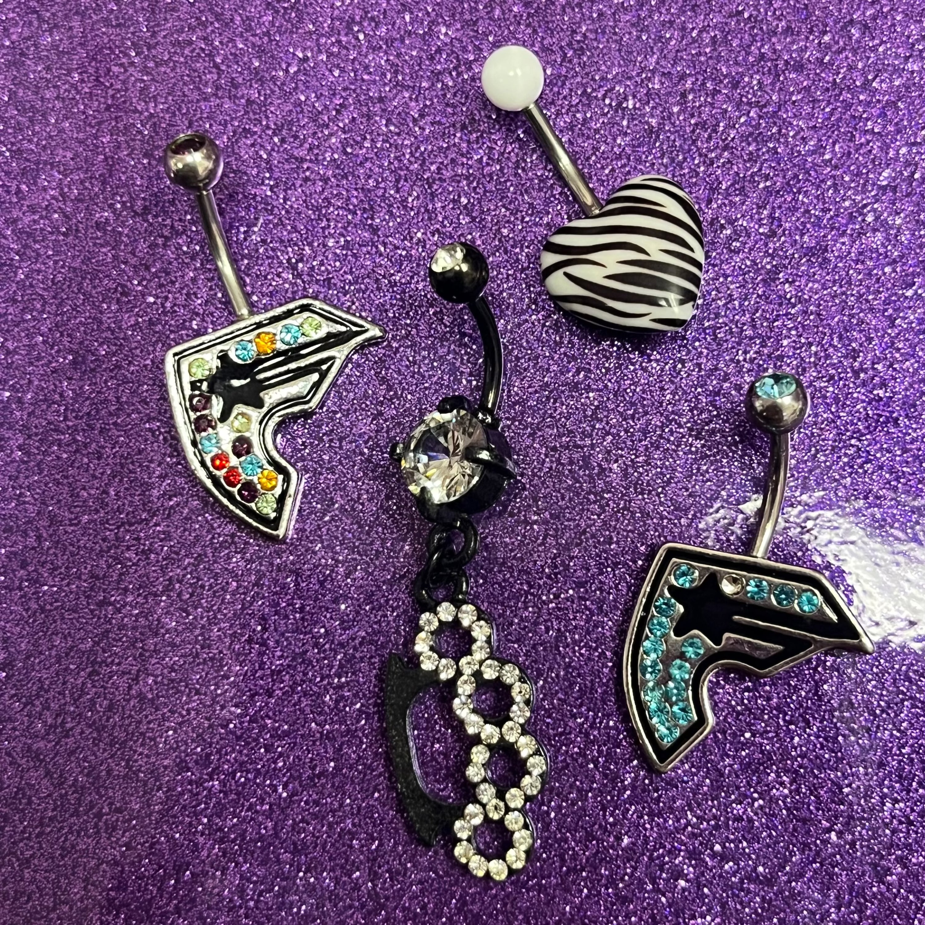 Belly piercing set #2