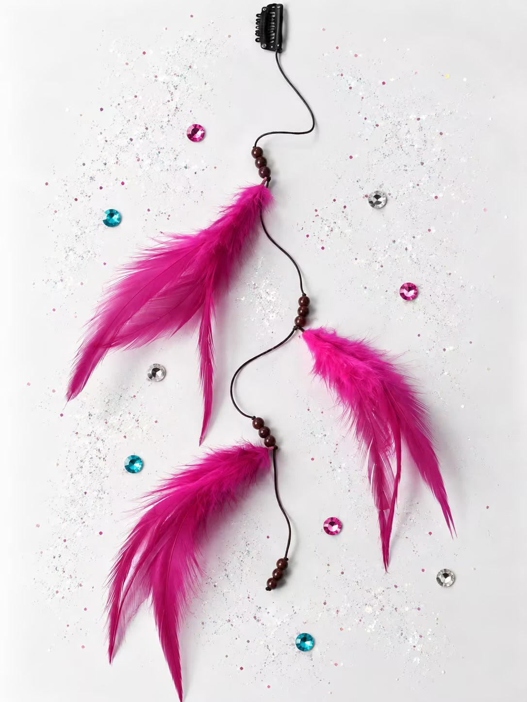 Daydreamer feather hair clips