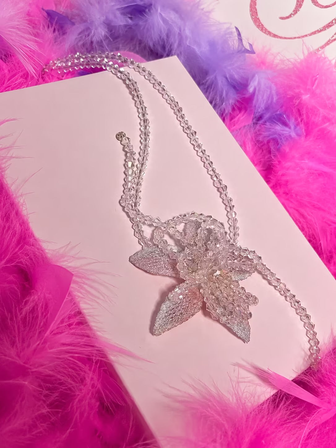 pixie promises handmade beaded necklace