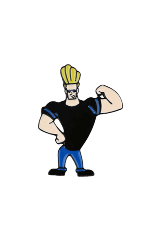 Johnny bravo enamel brooch pin ☆