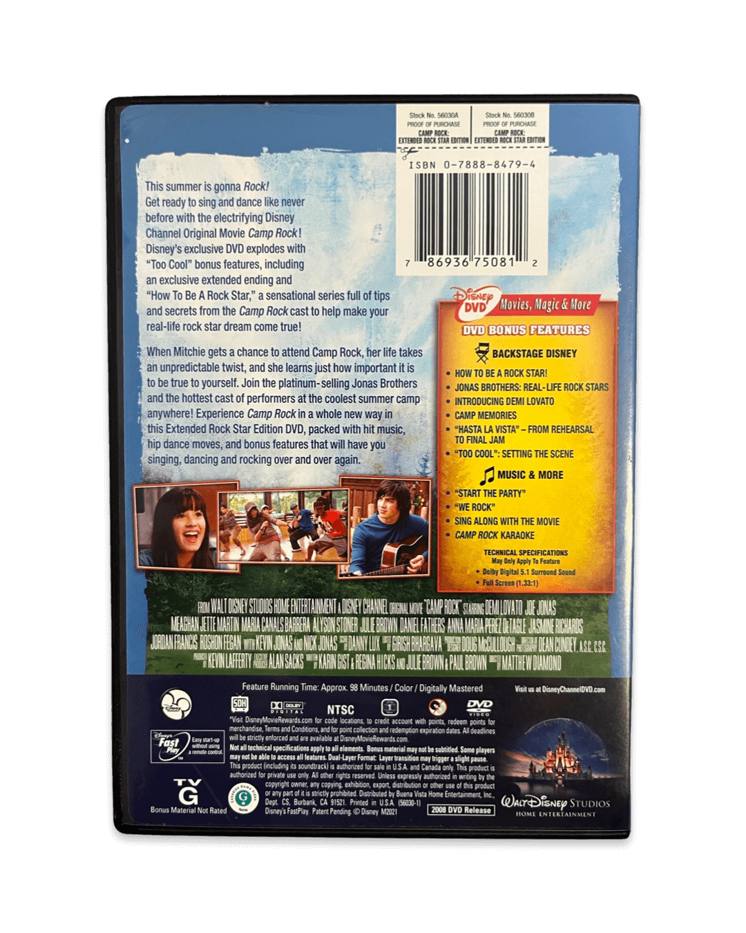Camp Rock DVD - extended edition ♡ (2008)