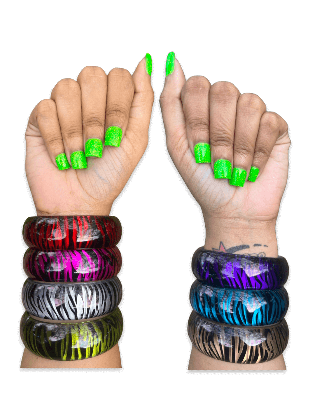 Zebra bangle bracelets ☆