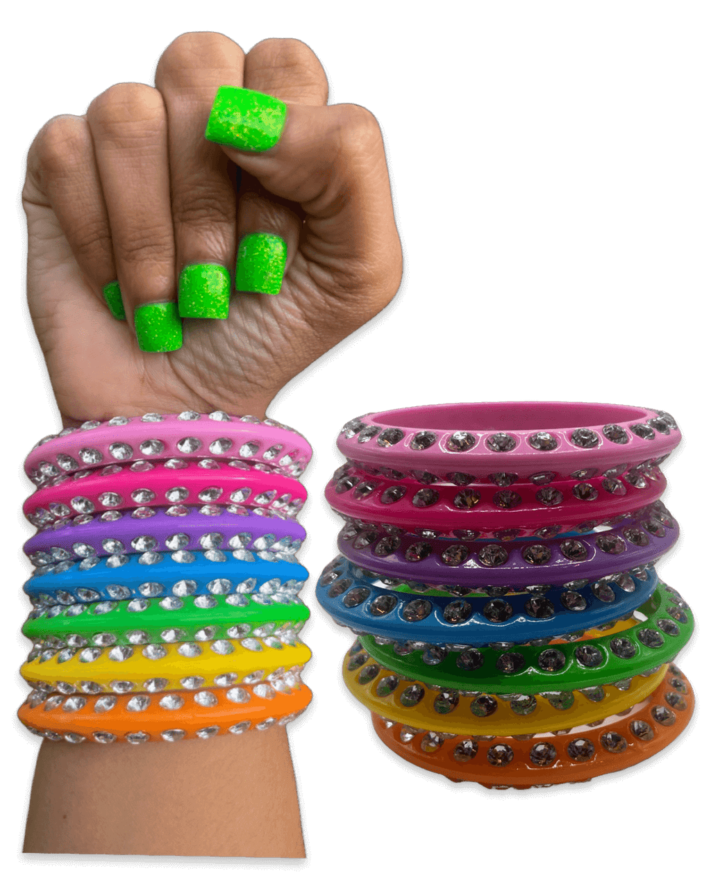 Cutie bangle bracelets - solid color ♡