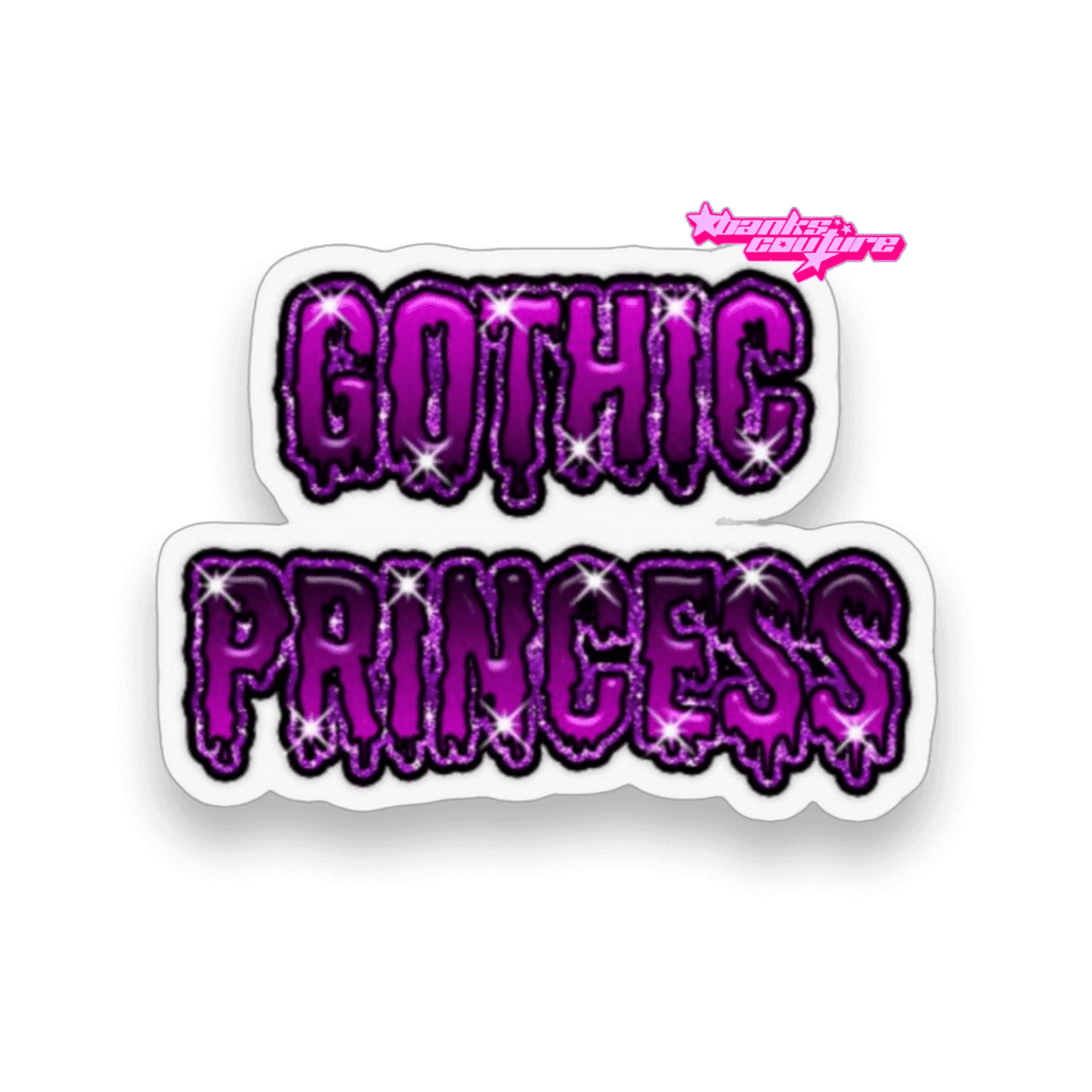 Gothic princess car sticker ☆