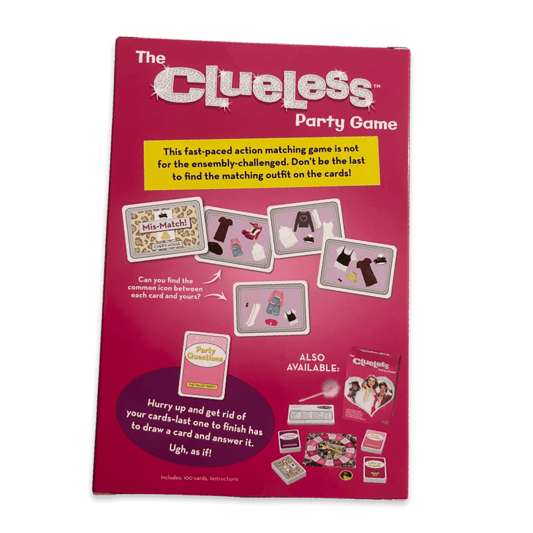 Clueless card game ☆