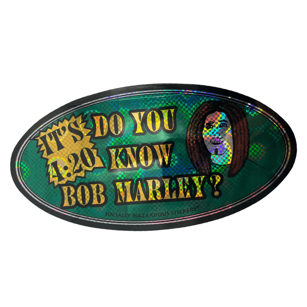 Do You Know Bob Marley sticker