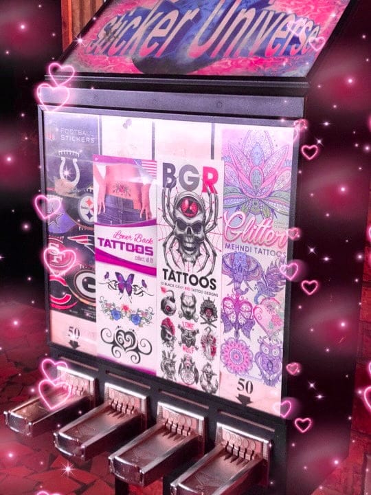 Vending Machine Tattoos ♡
