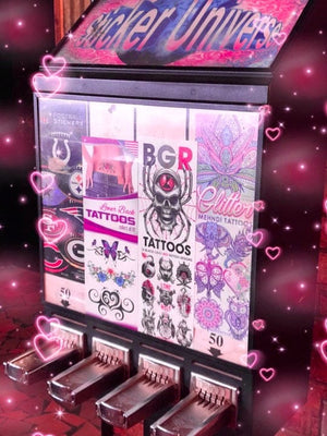 Vending Machine Tattoos ♡