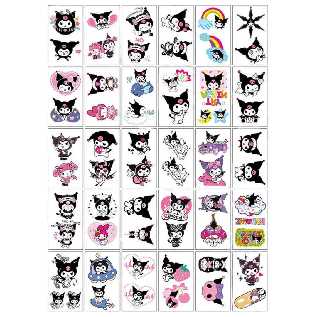 Kuromi temporary tattoos ☆